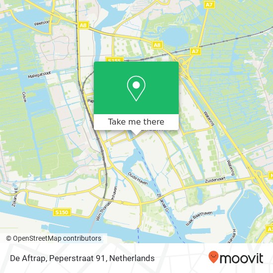 De Aftrap, Peperstraat 91 map