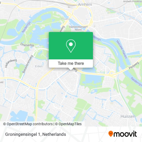 Groningensingel 1 map