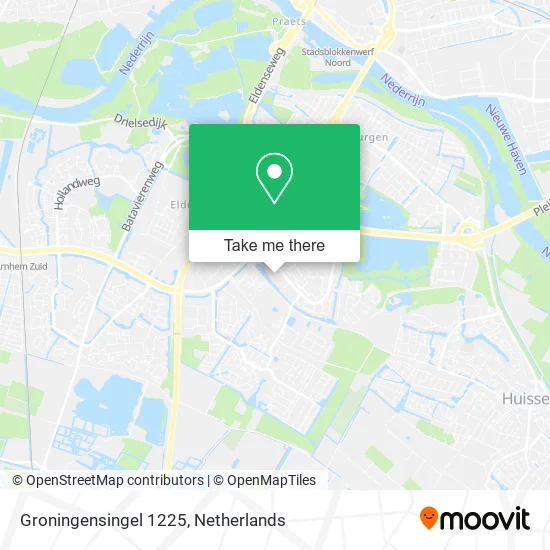 Groningensingel 1225 map