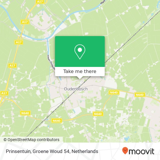 Prinsentuin, Groene Woud 54 map