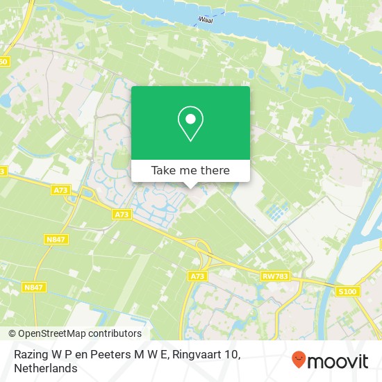 Razing W P en Peeters M W E, Ringvaart 10 map