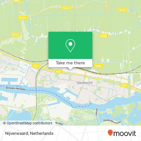 Nijverwaard map