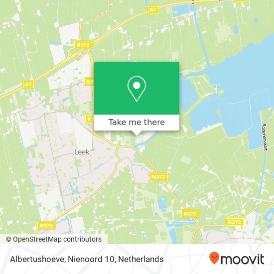 Albertushoeve, Nienoord 10 map