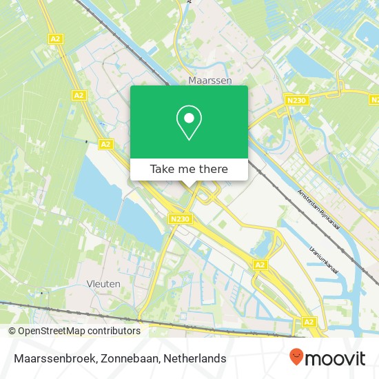 Maarssenbroek, Zonnebaan map