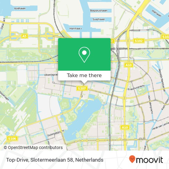 Top-Drive, Slotermeerlaan 58 map