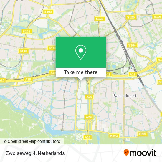 Zwolseweg 4 map