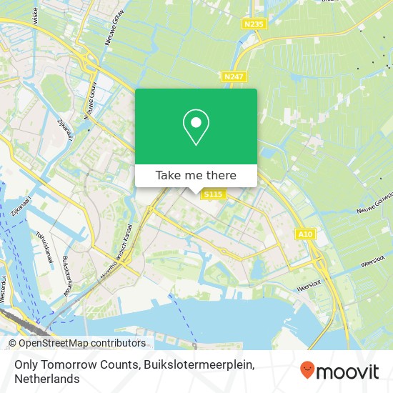 Only Tomorrow Counts, Buikslotermeerplein map