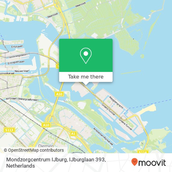 Mondzorgcentrum IJburg, IJburglaan 393 map