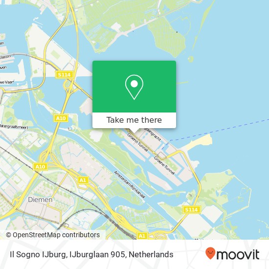 Il Sogno IJburg, IJburglaan 905 map