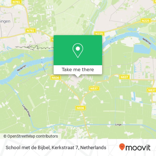 School met de Bijbel, Kerkstraat 7 map