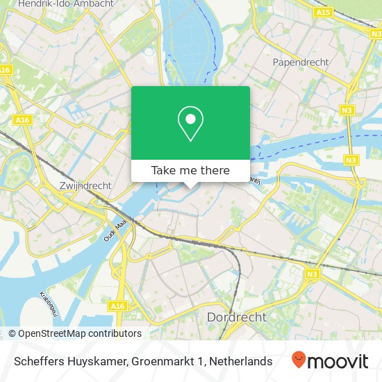 Scheffers Huyskamer, Groenmarkt 1 map