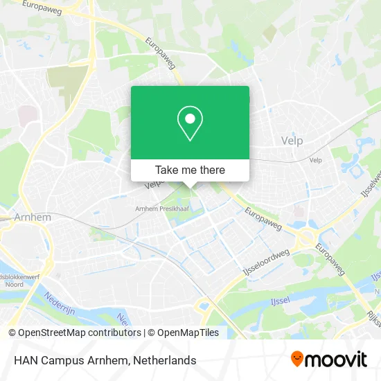 HAN Campus Arnhem map