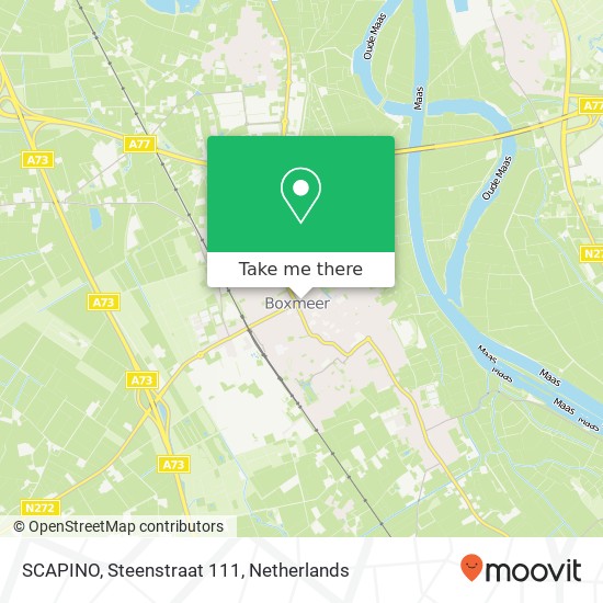 SCAPINO, Steenstraat 111 map