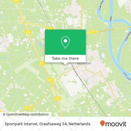 Sportpark Intervet, Graafseweg 34 Karte