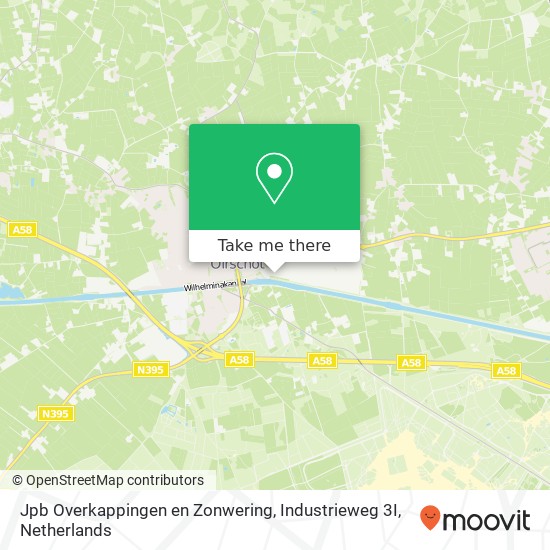 Jpb Overkappingen en Zonwering, Industrieweg 3I map