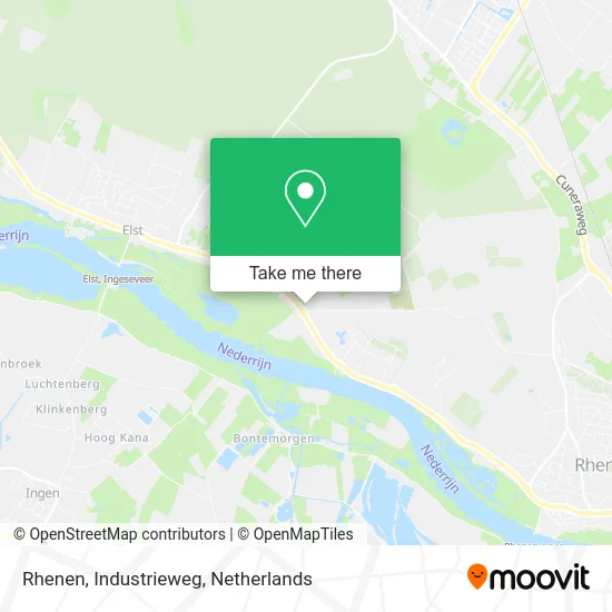Rhenen, Industrieweg map