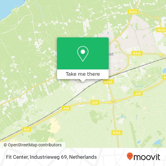 Fit Center, Industrieweg 69 map
