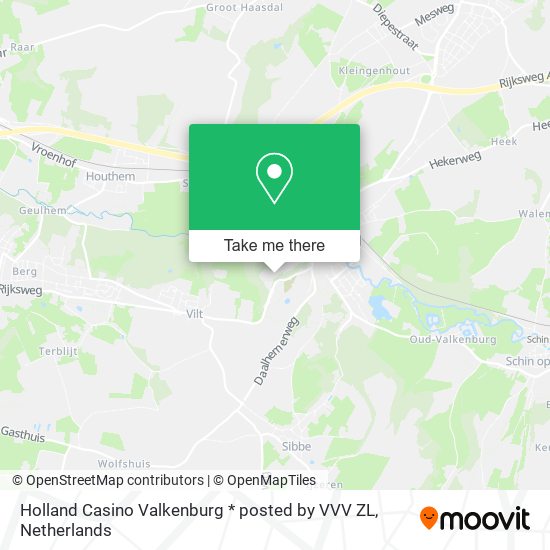 Holland Casino Valkenburg * posted by VVV ZL map