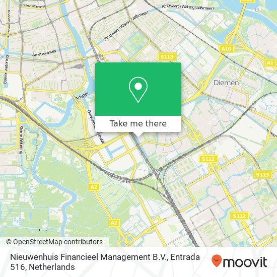 Nieuwenhuis Financieel Management B.V., Entrada 516 map