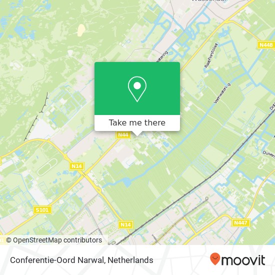 Conferentie-Oord Narwal map