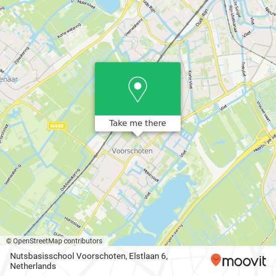 Nutsbasisschool Voorschoten, Elstlaan 6 map