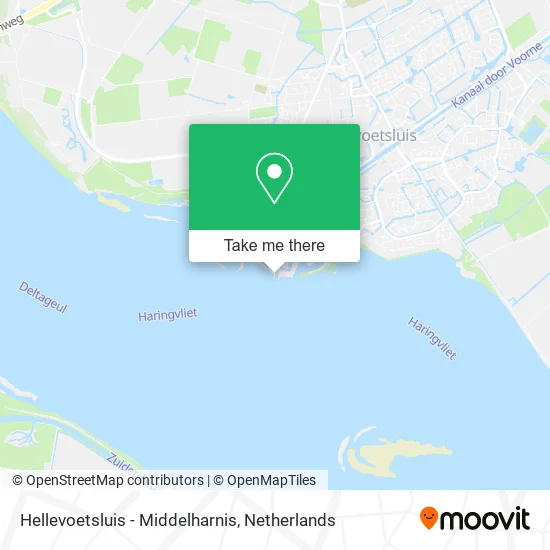 Hellevoetsluis - Middelharnis map