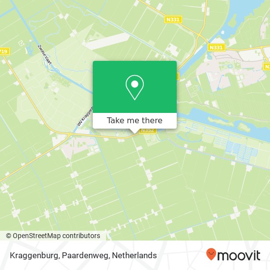 Kraggenburg, Paardenweg map