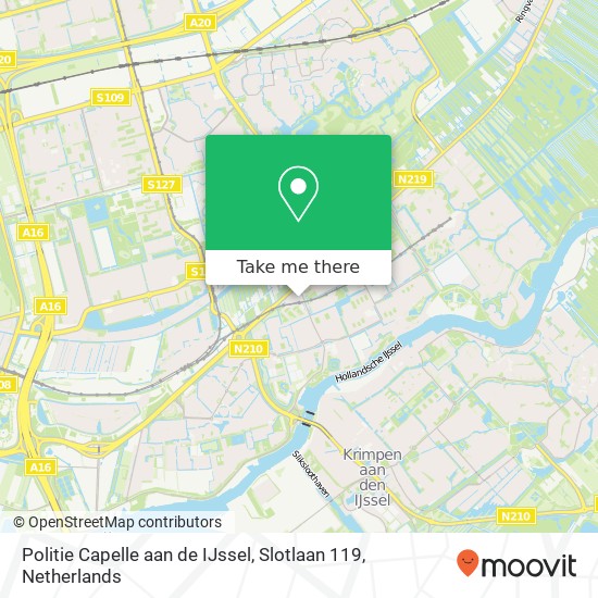 Politie Capelle aan de IJssel, Slotlaan 119 map