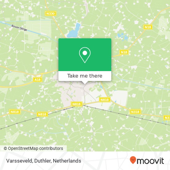 Varsseveld, Duthler Karte