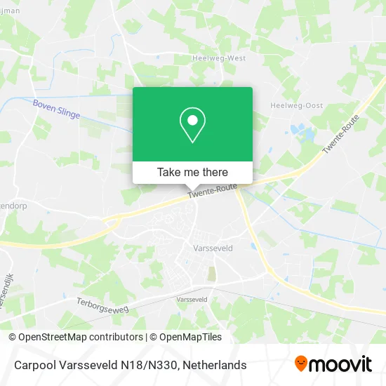 Carpool Varsseveld N18/N330 map