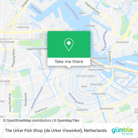 The Urker Fish Shop (de Urker Viswinkel) Karte