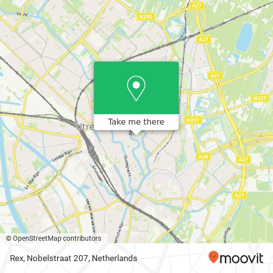 Rex, Nobelstraat 207 map