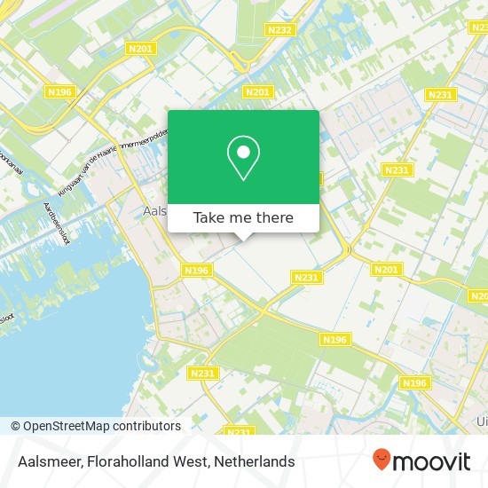 Aalsmeer, Floraholland West map