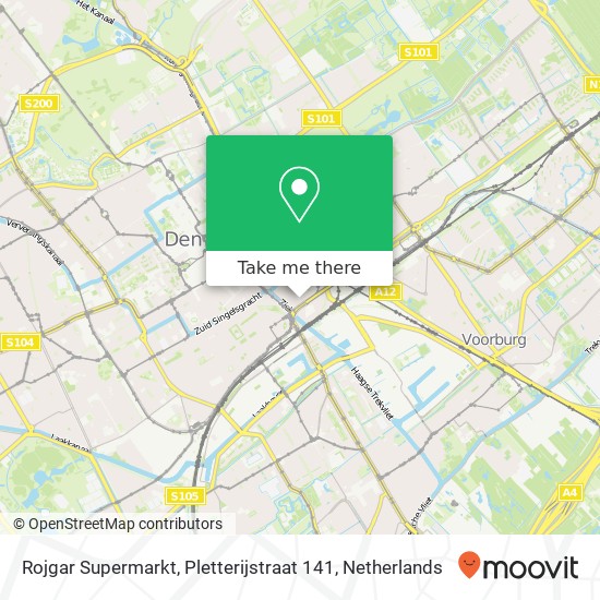 Rojgar Supermarkt, Pletterijstraat 141 map