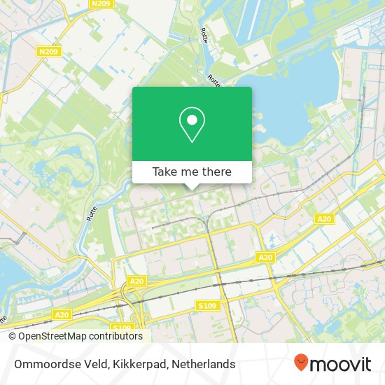 Ommoordse Veld, Kikkerpad map