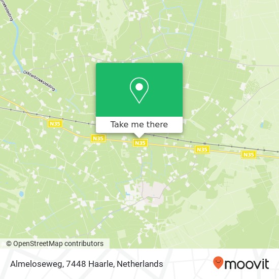 Almeloseweg, 7448 Haarle Karte