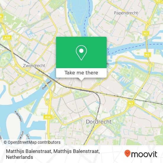 Matthijs Balenstraat, Matthijs Balenstraat map