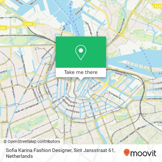 Sofia Karina Fashion Designer, Sint Jansstraat 61 map