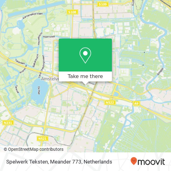 Spelwerk Teksten, Meander 773 map