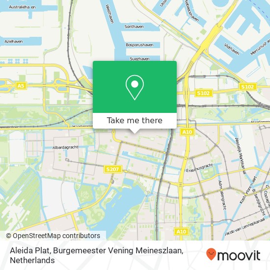 Aleida Plat, Burgemeester Vening Meineszlaan map