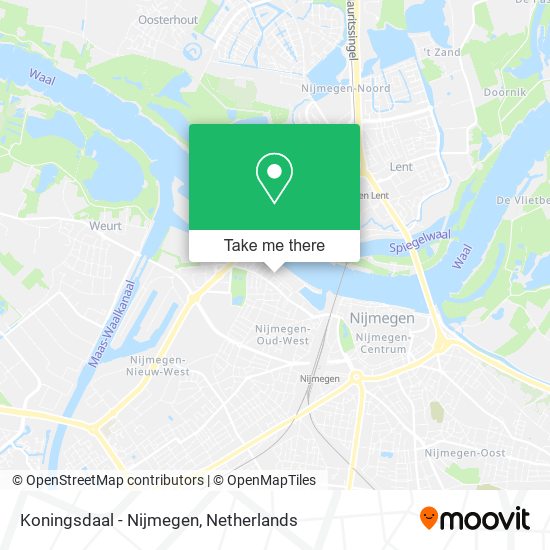 Koningsdaal - Nijmegen map