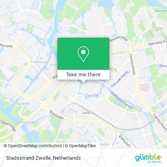 Stadsstrand Zwolle Karte