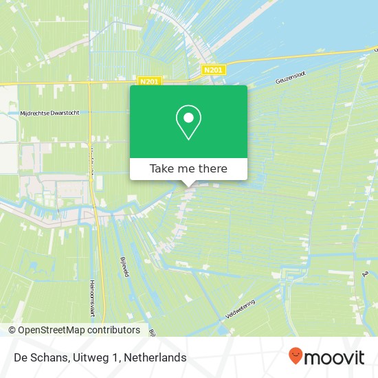 De Schans, Uitweg 1 map