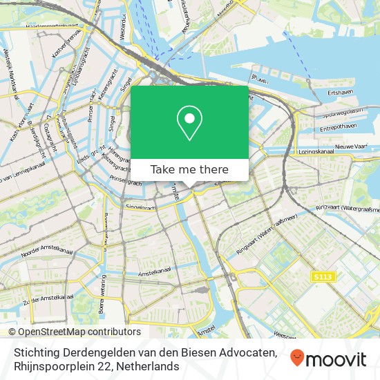 Stichting Derdengelden van den Biesen Advocaten, Rhijnspoorplein 22 map
