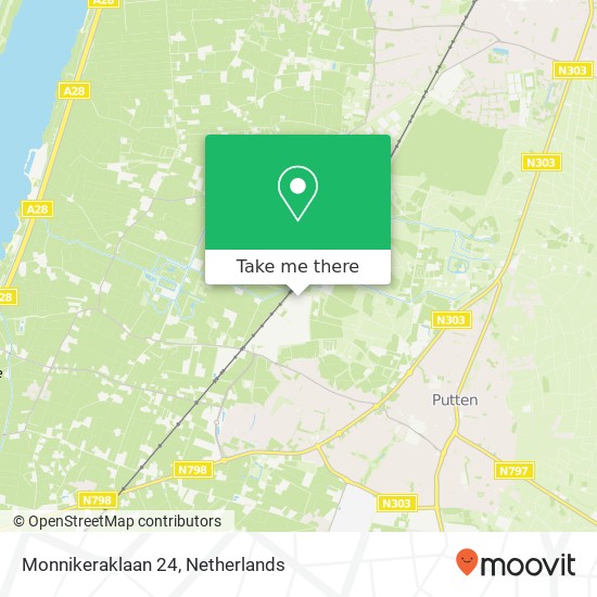 Monnikeraklaan 24 map