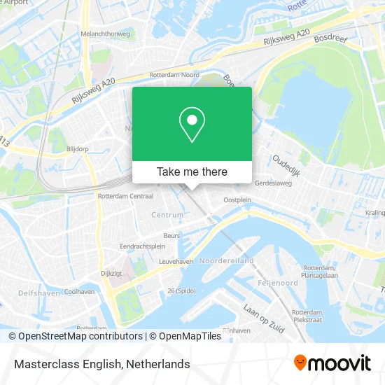 Masterclass English map