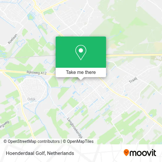 Hoenderdaal Golf map