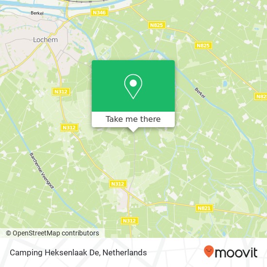 Camping Heksenlaak De map