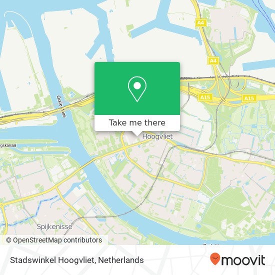 Stadswinkel Hoogvliet map