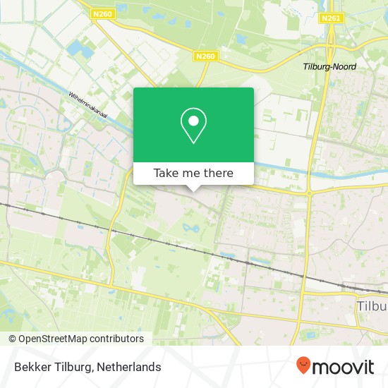 Bekker Tilburg Karte